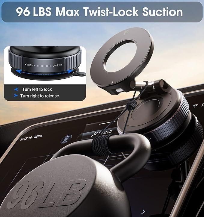 Vacuum Suction Magnetic Bracket – Best Mobile Holder for Smartphones